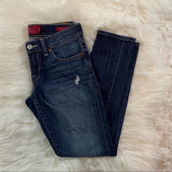 Lucky Brand Sienna Cigarette Distressed Skinny Jeans Size 00/24 - Picture 4 of 8